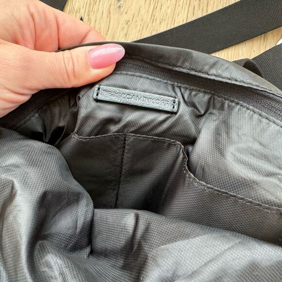 Rebecca Minkoff Julian Black Nylon Adjustable Lightweight Square Backpack - Picture 10 of 10